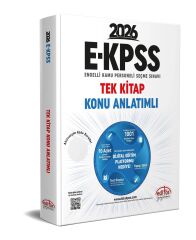 Editör 2026 EKPSS Tek Kitap Konu Anlatımlı Editör Yayınları