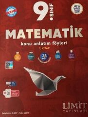 Limit Yayınları 9. Sınıf Matematik Konu Anlatım Föyleri 1. Kitap