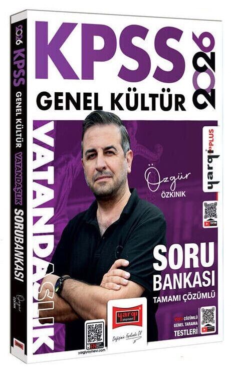 Yargı 2026 KPSS Vatandaşlık Soru Bankası Çözümlü - Özgür Özkınık Yargı Yayınları