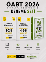 Pegem 2026 MEB AGS ÖABT Coğrafya Deneme & ÖABT Coğrafya Türkiye Geneli Deneme Seti