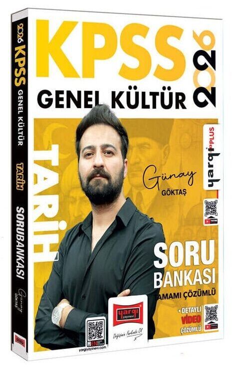 Yargı 2026 KPSS Tarih Soru Bankası Çözümlü - Günay Göktaş Yargı Yayınları