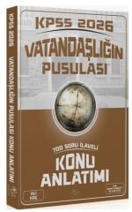 CBA Yayınları 2026 KPSS Vatandaşlık Vatandaşlığın Pusulası Konu Anlatımı CBA Yayınları