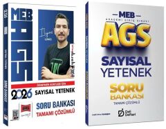 Yargı + Deli Defteri 2026 MEB-AGS Sayısal Yetenek Soru Bankası 2 li Set - İlyas Güneş Yargı + Deli Defteri Yayınları