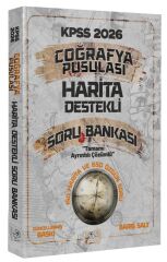 CBA Yayınları 2026 KPSS Coğrafya Pusulası Harita Destekli Soru Bankası Çözümlü