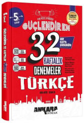 2027 Ankara Yayıncılık 5. Sınıf Türkçe 32 Hafta Güçlendiren Denemeleri