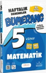 Günay Yayınları 5. Sınıf Matematik Bumerang 32 Haftalık Denemeleri