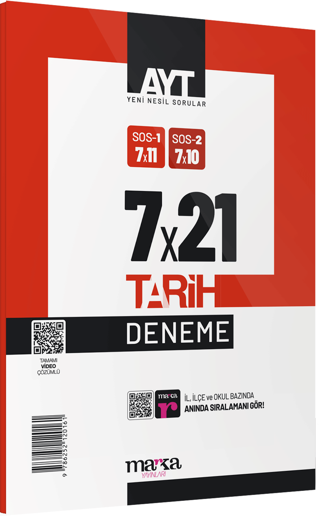 Marka 2025 YKS AYT Tarih 7x21 Deneme Marka Yayınları