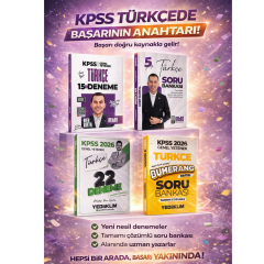 Retro 2026 Model Aker Kartal Türkçe Soru Bankası + Deneme & Yediiklim KPSS Türkçe Bumerang Soru Bankası + Deneme Seti