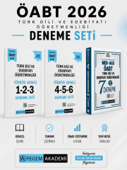 Pegem 2026 MEB AGS ÖABT  Türk Dili ve Edebiyatı Deneme & Türkiye Geneli Deneme Seti