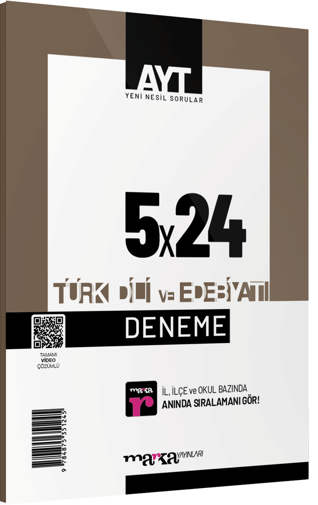 Marka 2025 YKS AYT Türk Dili ve Edebiyatı 5x24 Deneme Marka Yayınları