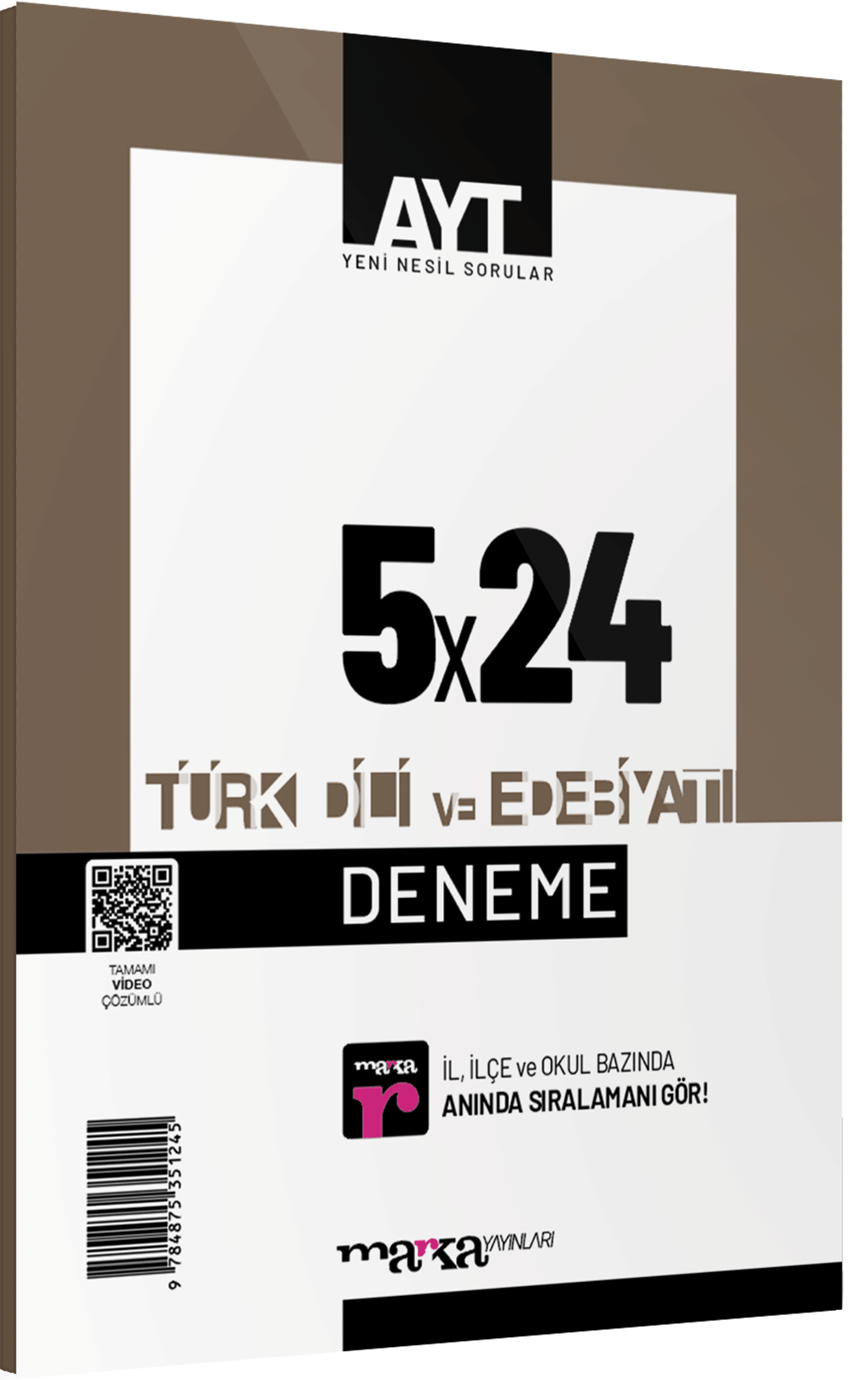 Marka 2025 YKS AYT Türk Dili ve Edebiyatı 5x24 Deneme Marka Yayınları
