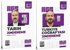 Retro 2026 MEB-AGS Tarih + Türkiye Coğrafyası 20+20 Deneme 2 li Set Retro Yayıncılık
