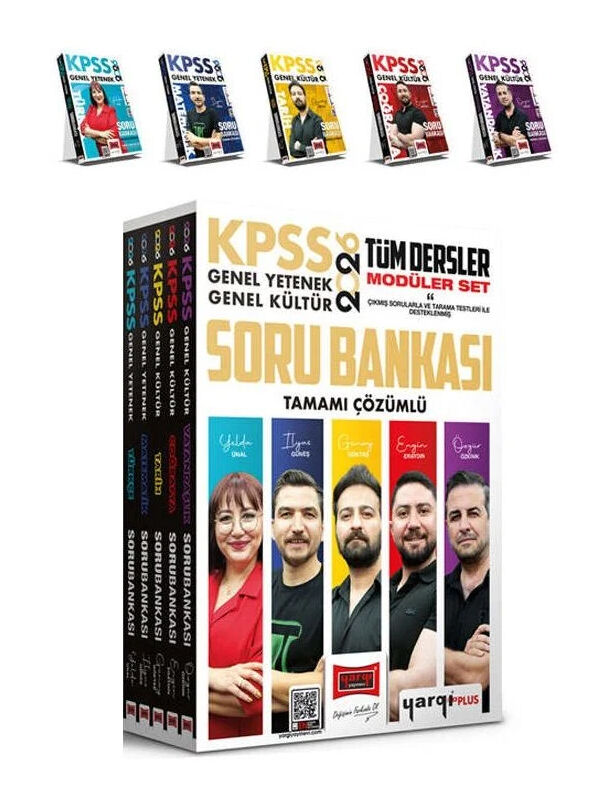 Yargı 2026 KPSS Genel Yetenek Genel Kültür Soru Bankası Modüler Set Çözümlü Yargı Yayınları