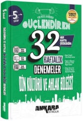 2027 Ankara Yayıncılık 5. Sınıf Din Kültürü ve Ahlak Bilgisi 32 Haftalık Güçlendiren Denemeleri