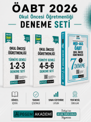 Pegem 2026 MEB AGS ÖABT Okul Öncesi Öğretmenliği Deneme & ÖABT Okul Öncesi Türkiye Geneli Deneme Seti