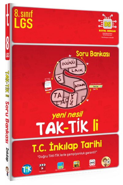 Tonguç 8. Sınıf TC İnkılap Tarihi Taktikli Soru Bankası Tonguç Akademi