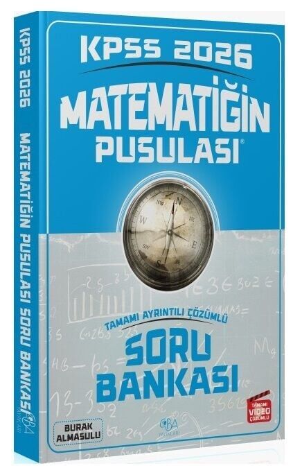 CBA Yayınları 2026 KPSS Matematik Matematiğin Pusulası Soru Bankası Çözümlü CBA Yayınları