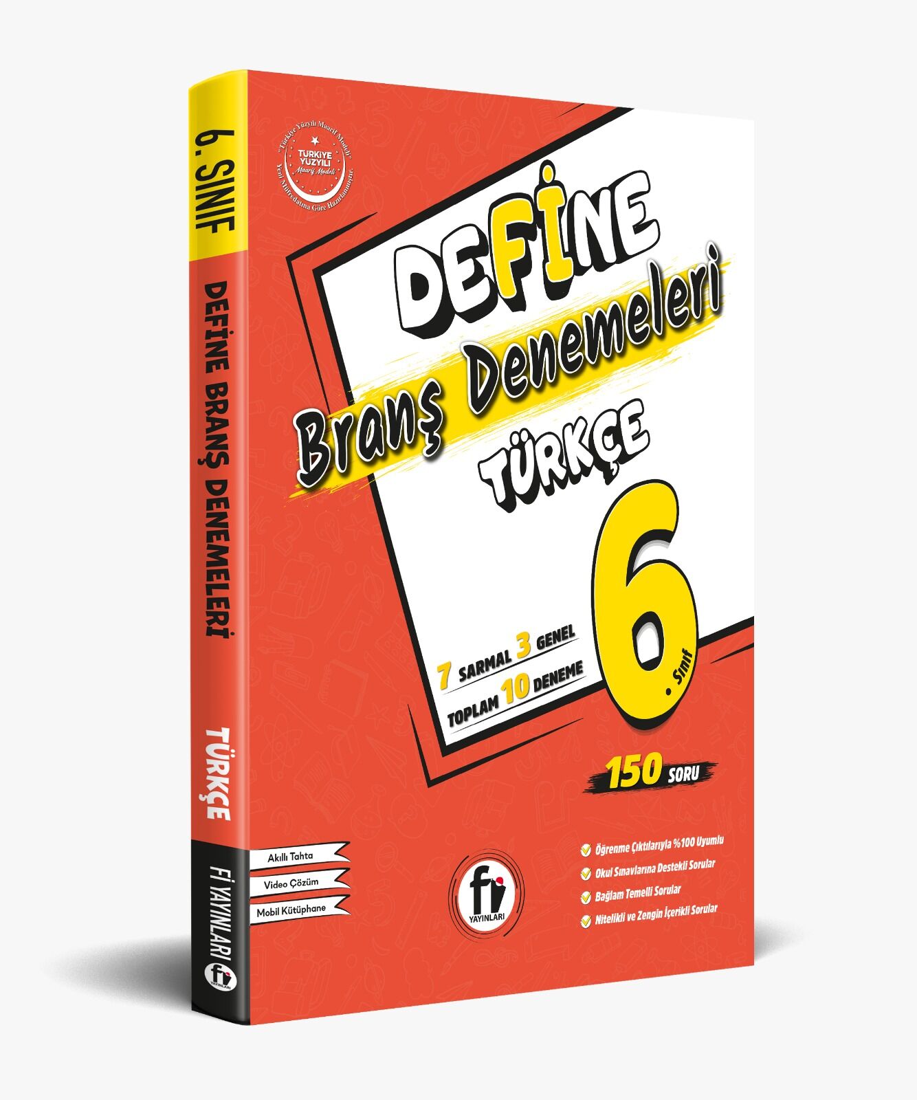 Fi Yayınları 6. Sınıf Define Türkçe Branş Denemeleri Maarif Model