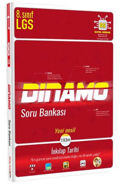 Tonguç 8. Sınıf LGS TC İnkılap Tarihi ve Atatürkçülük Dinamo Soru Bankası Tonguç Akademi
