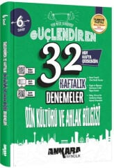2027 Ankara Yayıncılık 6. Sınıf Din Kültürü ve Ahlak Bilgisi 32 Haftalık Güçlendiren Denemeleri