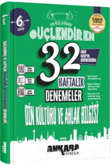 2027 Ankara Yayıncılık 6. Sınıf Din Kültürü ve Ahlak Bilgisi 32 Haftalık Güçlendiren Denemeleri