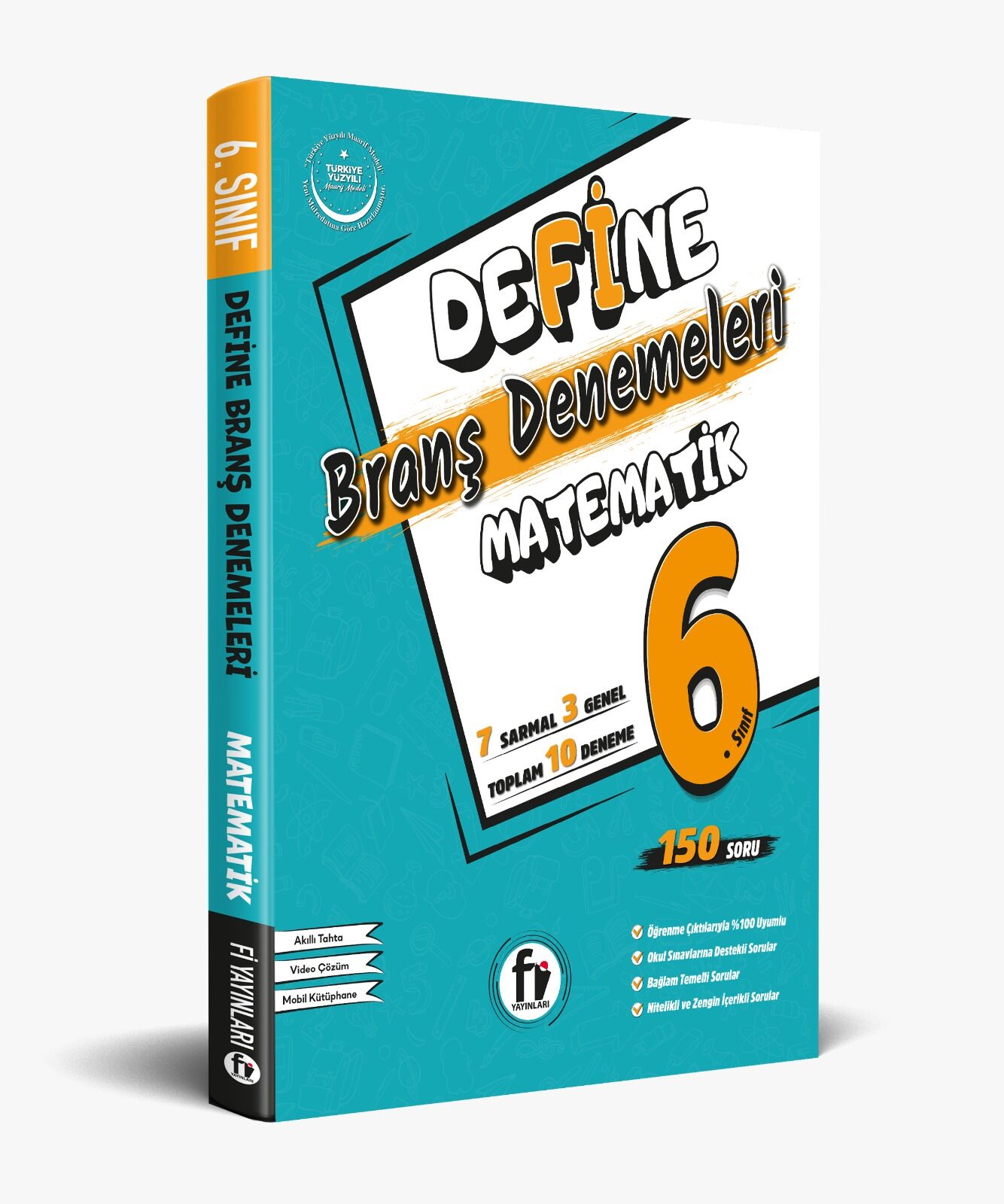 Fi Yayınları 6. Sınıf Define Matematik Branş Denemeleri Maarif Model