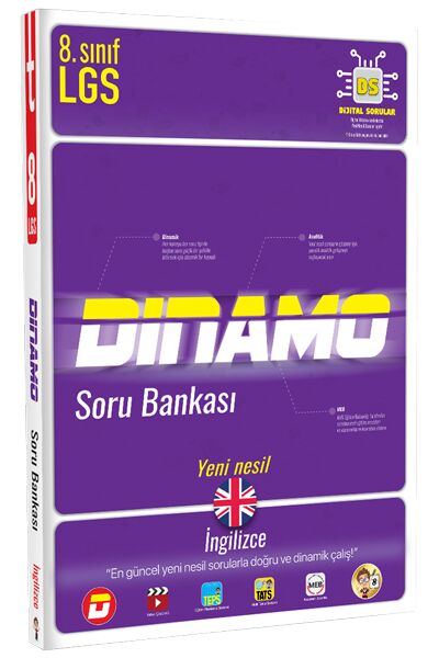 Tonguç 8. Sınıf LGS İngilizce Dinamo Soru Bankası Tonguç Akademi