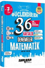 2027 Ankara Yayıncılık 7. Sınıf Matematik 32 Hafta Güçlendiren Denemeleri