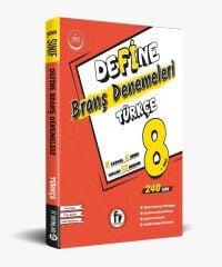 Fi Yayınları 8. Sınıf LGS Define Türkçe Branş Denemeleri