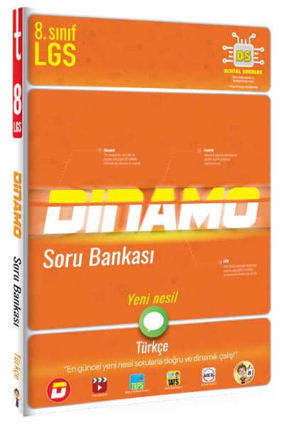 Tonguç 8. Sınıf LGS Türkçe Dinamo Soru Bankası Tonguç Akademi