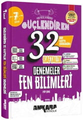 2027 Ankara Yayıncılık 7. Sınıf Fen Bilimleri 32 Haftalık Güçlendiren Denemeleri