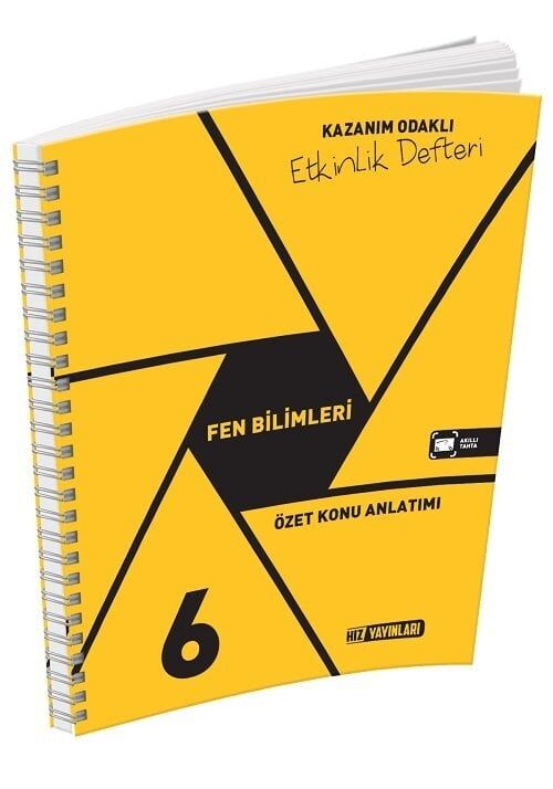 Hız Yayınları 6. Sınıf Fen Bilimleri Etkinlik Defteri