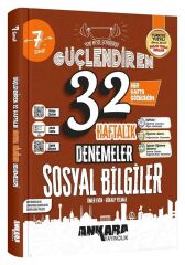 2027 Ankara Yayıncılık 7. Sınıf Sosyal Bilgiler 32 Haftalık Güçlendiren Denemeleri
