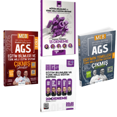 Retro 2026 MEB AGS Eğitim Bilimleri ve Türk Milli Eğitim Sistemi Eğitimin Temelleri Çıkmış Sorular & Meb Ags Eğitim Bilimleri Deneme 2'li  Seti