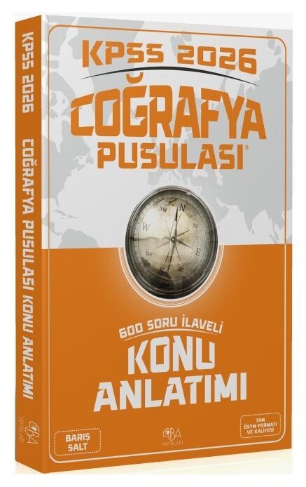 CBA Yayınları 2026 KPSS Coğrafya Pusulası Konu Anlatımı CBA Yayınları