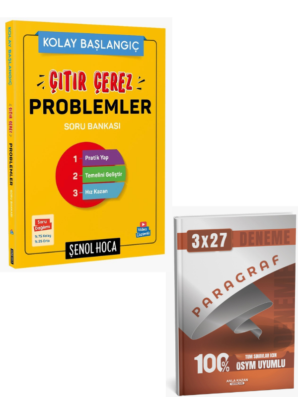 ŞenolHoca 2027 Çıtır Çerez Problemler+ Anla Kazan Paragraf