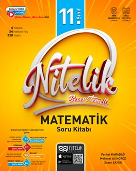 2027 Nitelik Yayınları 11. Sınıf Matematik Beceri Temelli Soru Kitabı