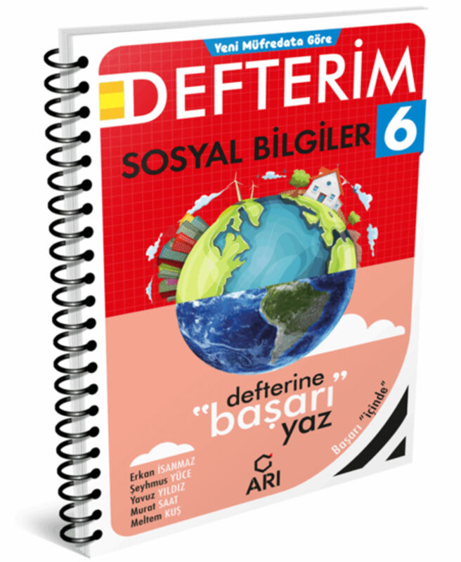 Arı Yayınları 6 Sınıf Sosyalimo Sosyal Bilgiler Defterim