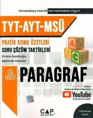 Çap TYT AYT MSÜ Paragraf Konu Özetli Soru Çözümleri
