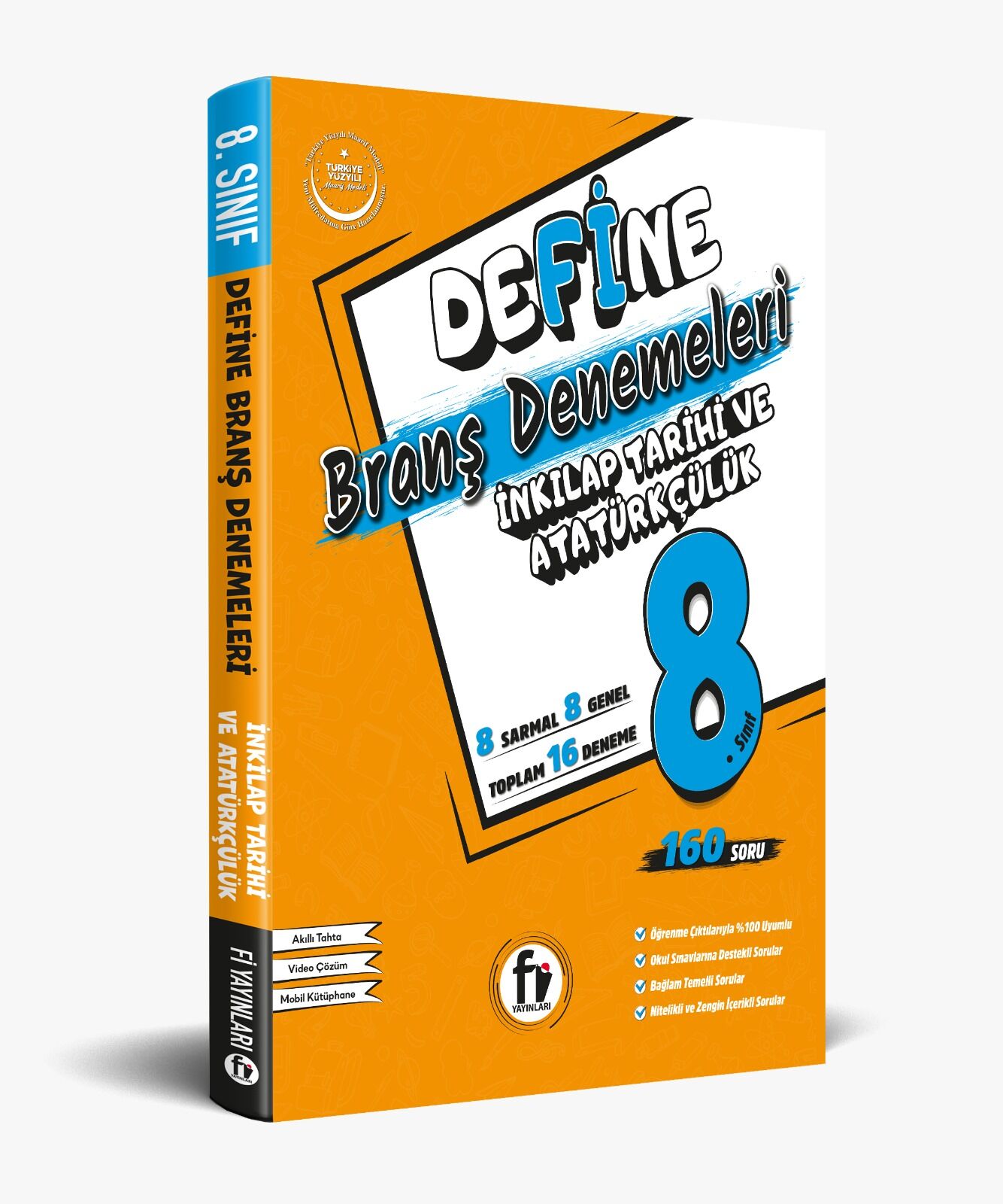 Fi Yayınları 8. Sınıf LGS Define İnkılap Tarihi ve Atatürkçülük Branş Denemeleri