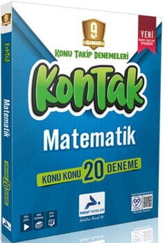 Paraf Yayınları 9. Sınıf Matematik Kontak Konu Takip Denemeleri