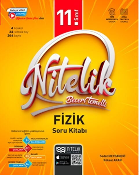 2027 Nitelik Yayınlar 11. Sınıf Fizik Beceri Temelli Soru Kitabı