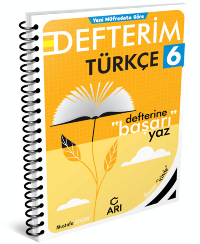 Arı Yayınları 6 Sınıf Türkçemino Türkçe Defterim