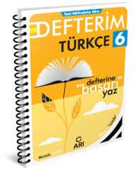 Arı Yayınları 6 Sınıf Türkçemino Türkçe Defterim