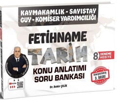 Bekir Çelik Kaymakamlık FETİHNAME Tarih Konu Anlatımlı Soru Bankası