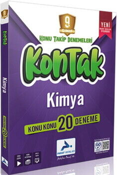 Paraf Yayınları 9. Sınıf Kimya Kontak Konu Takip Denemeleri