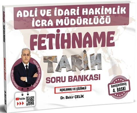Bekir Çelik Adli İdari Hakimlik İcra Müdürlüğü FETİHNAME Tarih Soru Bankası