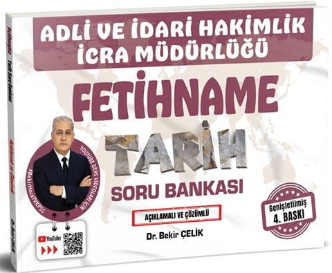 Bekir Çelik Adli İdari Hakimlik İcra Müdürlüğü FETİHNAME Tarih Soru Bankası