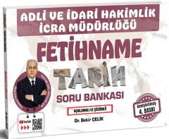 Bekir Çelik Adli İdari Hakimlik İcra Müdürlüğü FETİHNAME Tarih Soru Bankası