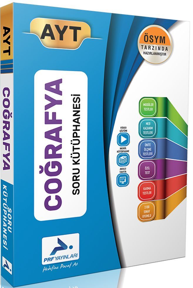 2024 Paraf Yayınları AYT Coğrafya Soru Kütüphanesi